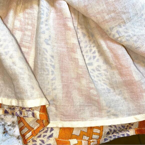 MES DEMOISELLES 100% Silk Sultane Blouse in Swahili Print FR 38 US 8 - Picture 10 of 11